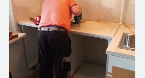 Сборка кухонного гарнитура. Ростов